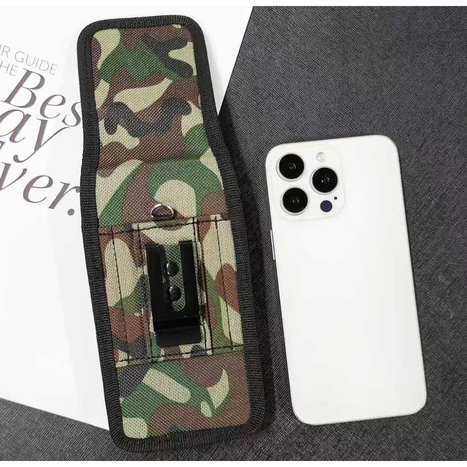 Suporte Camuflado Militar Clip Cinto Resistente Universal Pratico