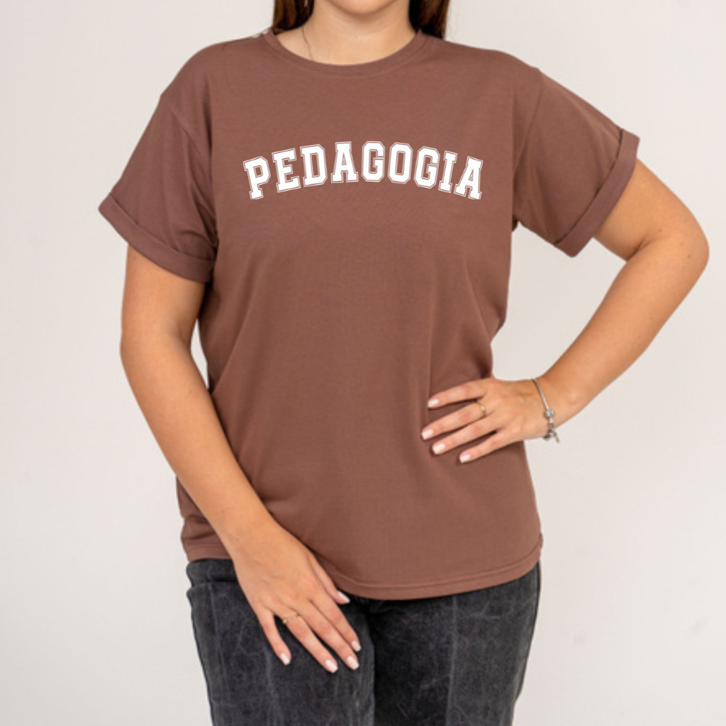 Camiseta Básica Camisa Blusa T-Shirt  Feminino Masculino Unissex 100% Algodão Pedagogia