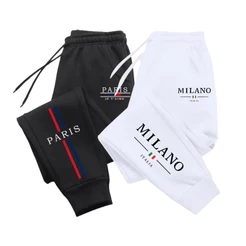Kit 2 Calças Moletom Masculina Moda Unissex Modelo Jogger Flanelado Quentinho Ref03