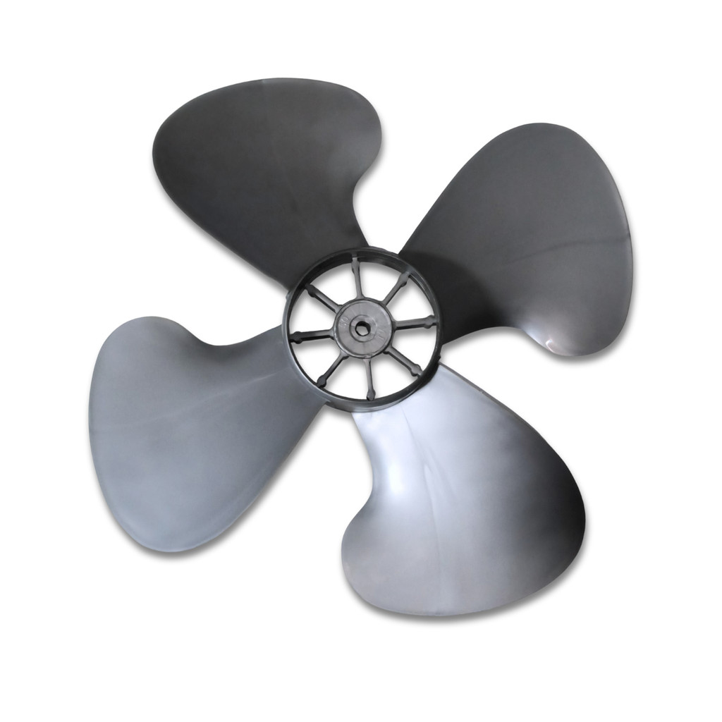 Hélice 4 Pás Ventilador Lorensid 50cm Tufão Prata - Motor M1