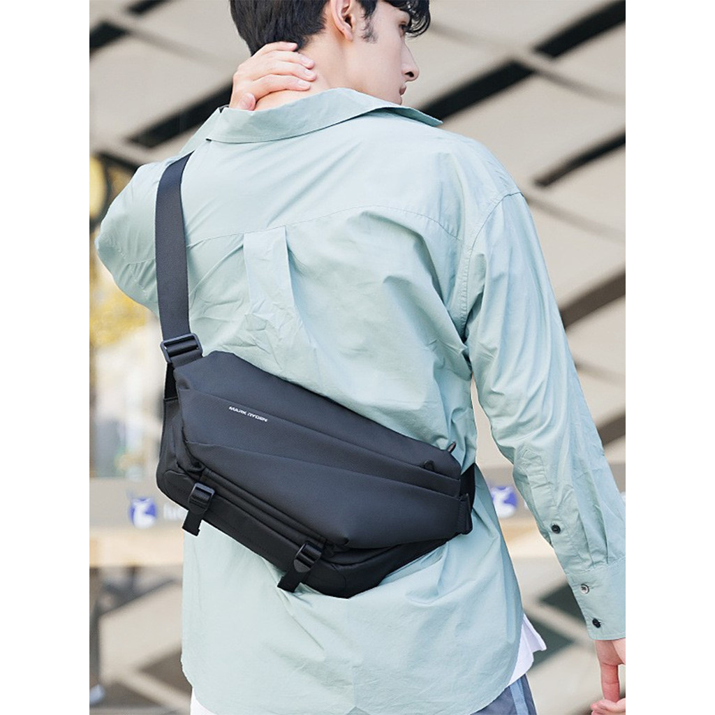 Australiano novo estilo lazer esportes função saco de peito único saco do mensageiro Commuter cintura saco masculino na 