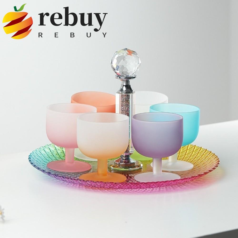 Taça De Cor Gradiente REBUY1 , Bebendo Flautas De Champanhe De 135ml , Coquetel Transparente Martini Copo De Vinho De Pé