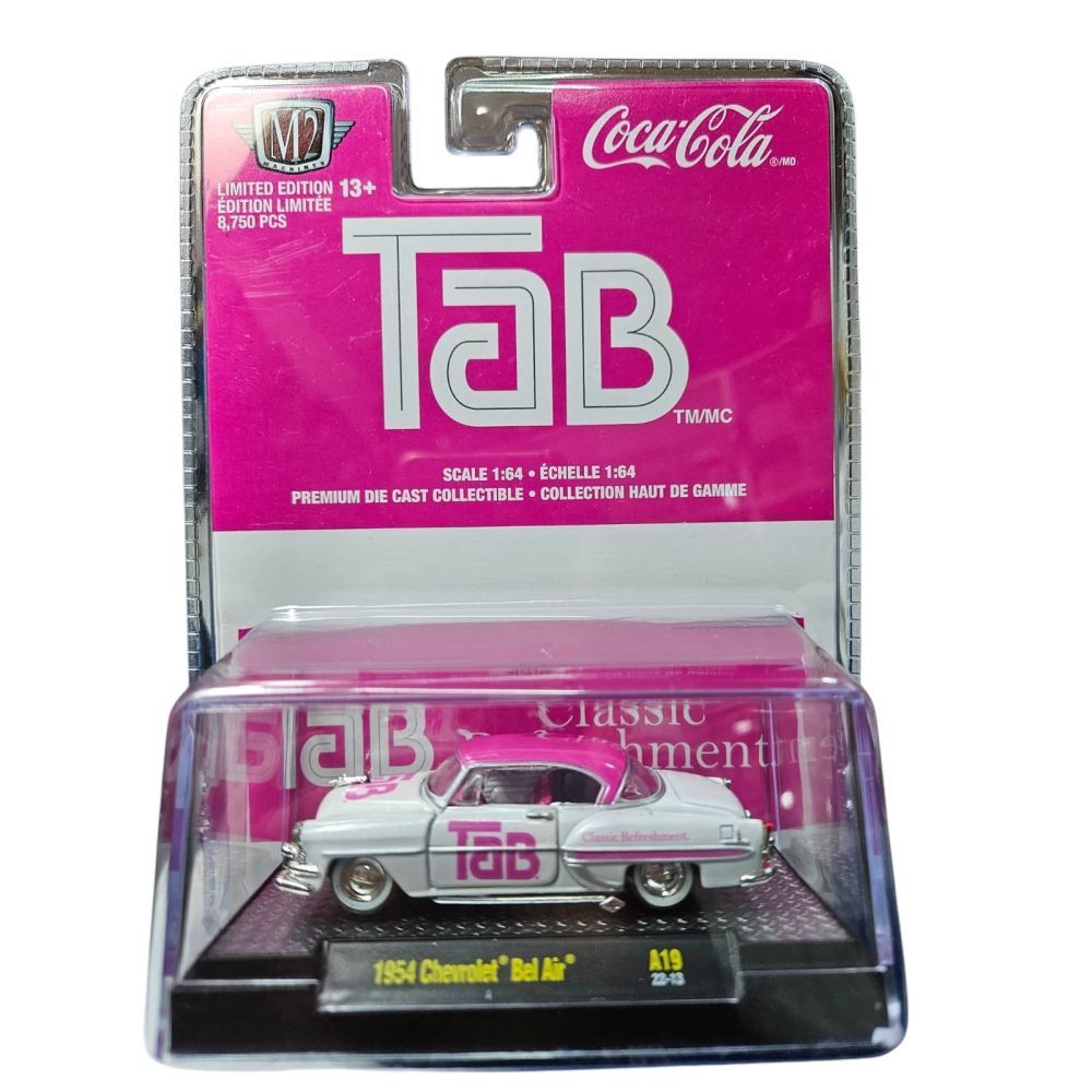 Miniatura Chevrolet Bel Air 1954 Serie Coca Cola - 1/64 M2 Machines
