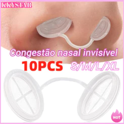 Filtros Nasais , Plugues Descartáveis De Vários Tamanhos Desobtrutivos , Conjunto De Filtragem Nasal Respirável