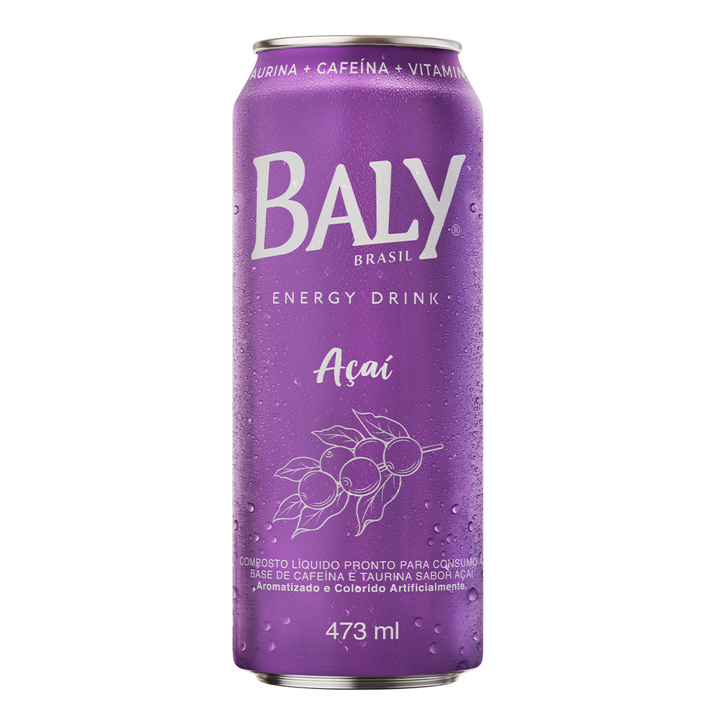 Imagem Energético Baly Energy Drink Açai 473ml