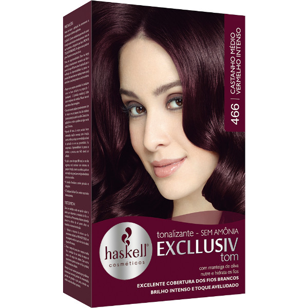 KIT TONALIZANTE 466 CASTANHO MEDIOVERMELHO INTENS 40G