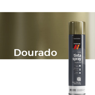 Spray Dourado 400 ML Met Tintas MC em Oferta na Shopee