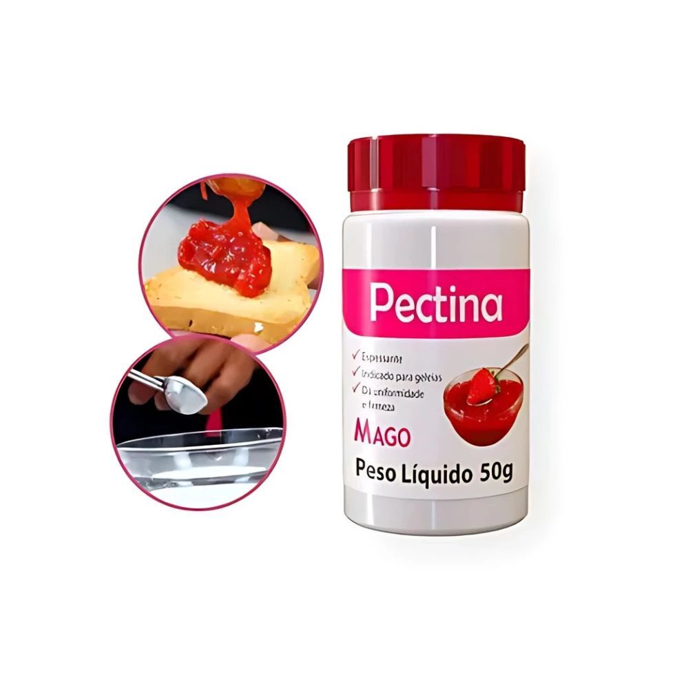 Pectina 50g Mago Espessante Natural para Geleias, Compotas e Doces Sem Glúten — imagem 2 de 2