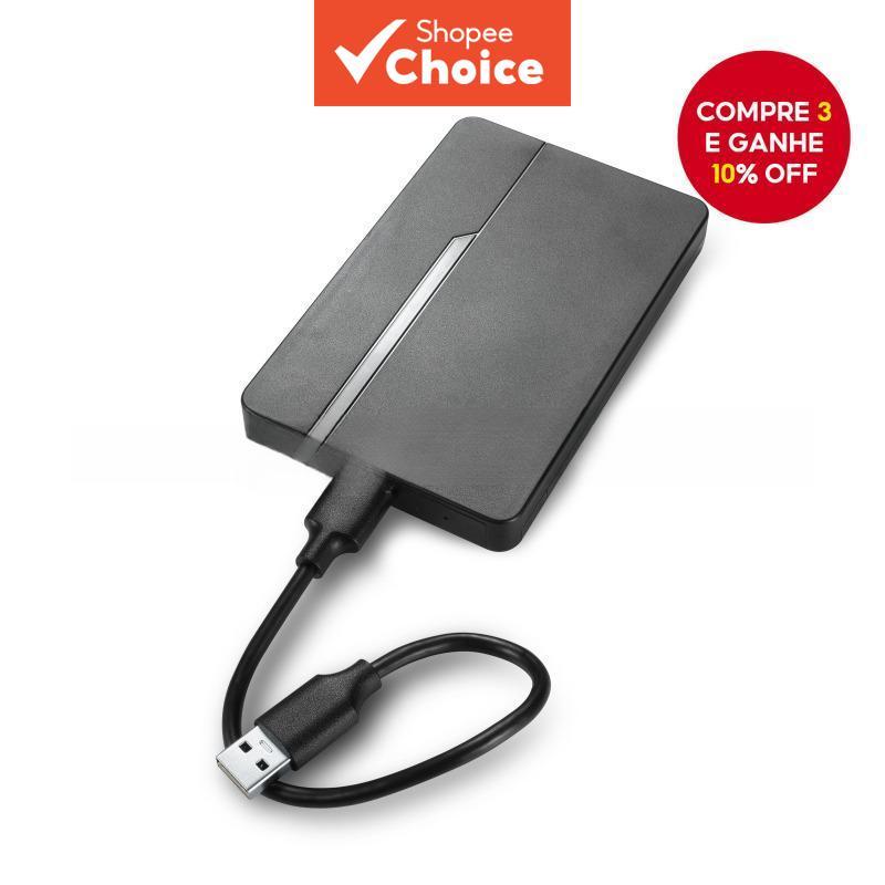 Caixa De Disco Rígido Externo USB 3.1 6 Tb Para SATA SSD HDD Laptop