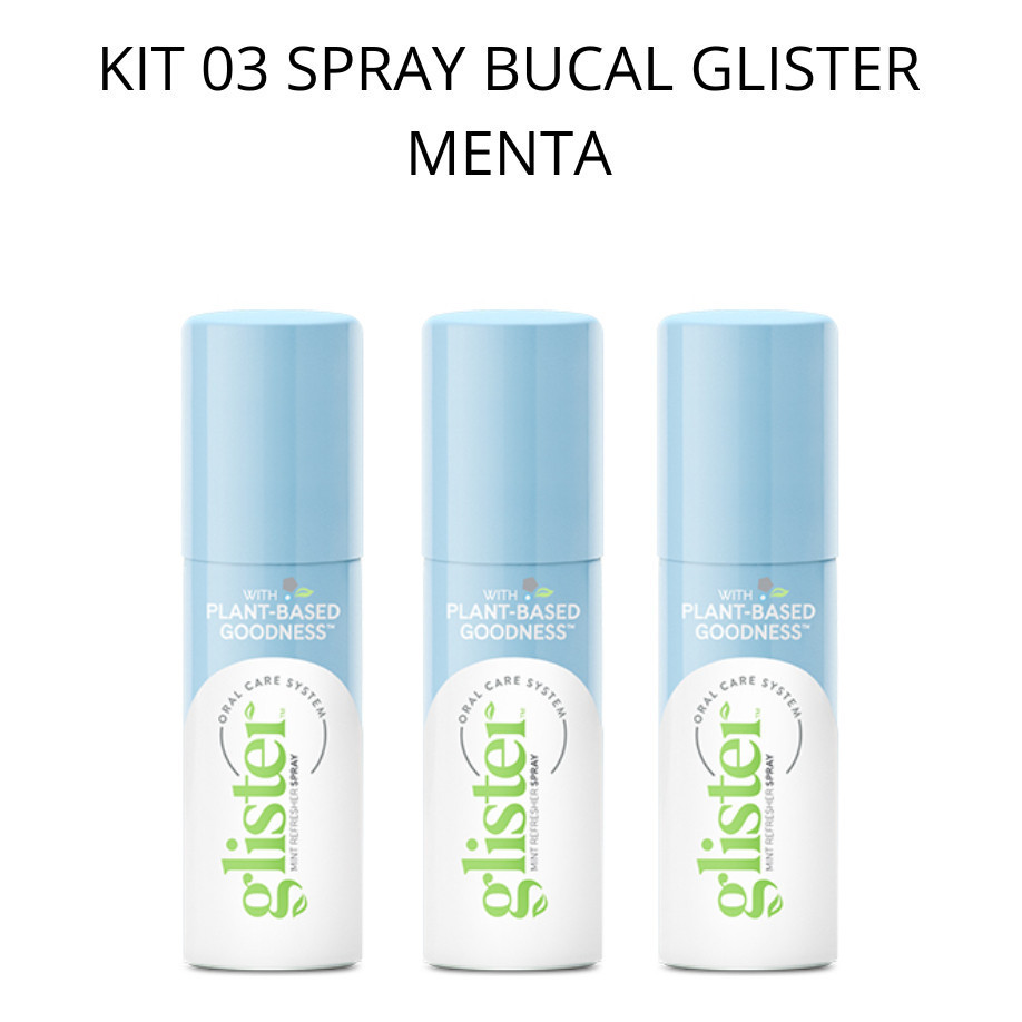 Pack 3 Spray Refrescante Bucal Glister Amway