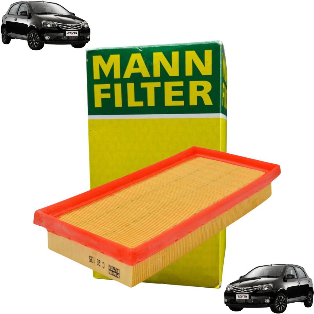 Filtro De Ar Etios 2016 A 2024 / Etios Sedan 2016 A 2024 / Yaris 2018 A 2024 / Yaris Sedan 2018 A 2024