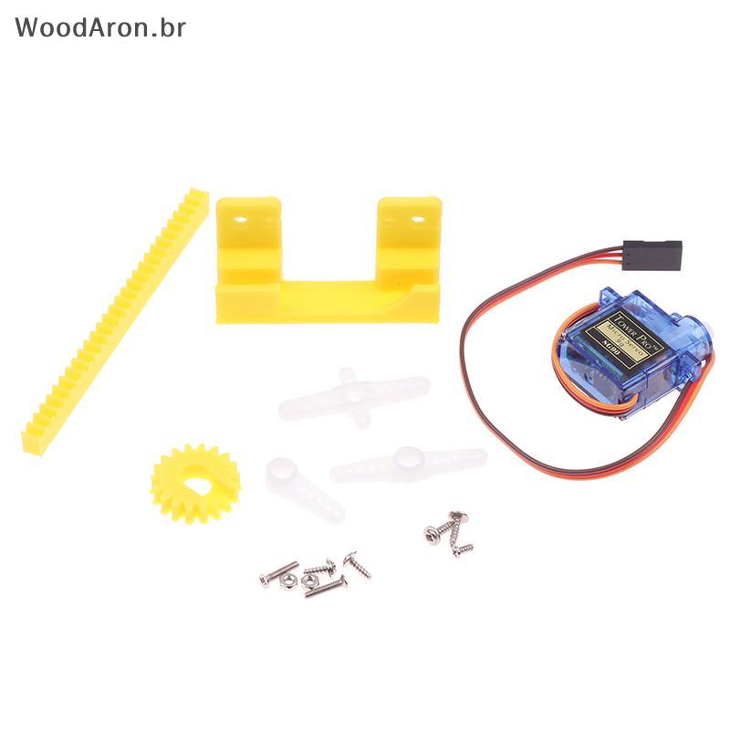 WoodAron Linear Servo Robô Braço Robótica Educação Kit Invenção Proteção 9g Experimentos Científicos E Educacionais Inno