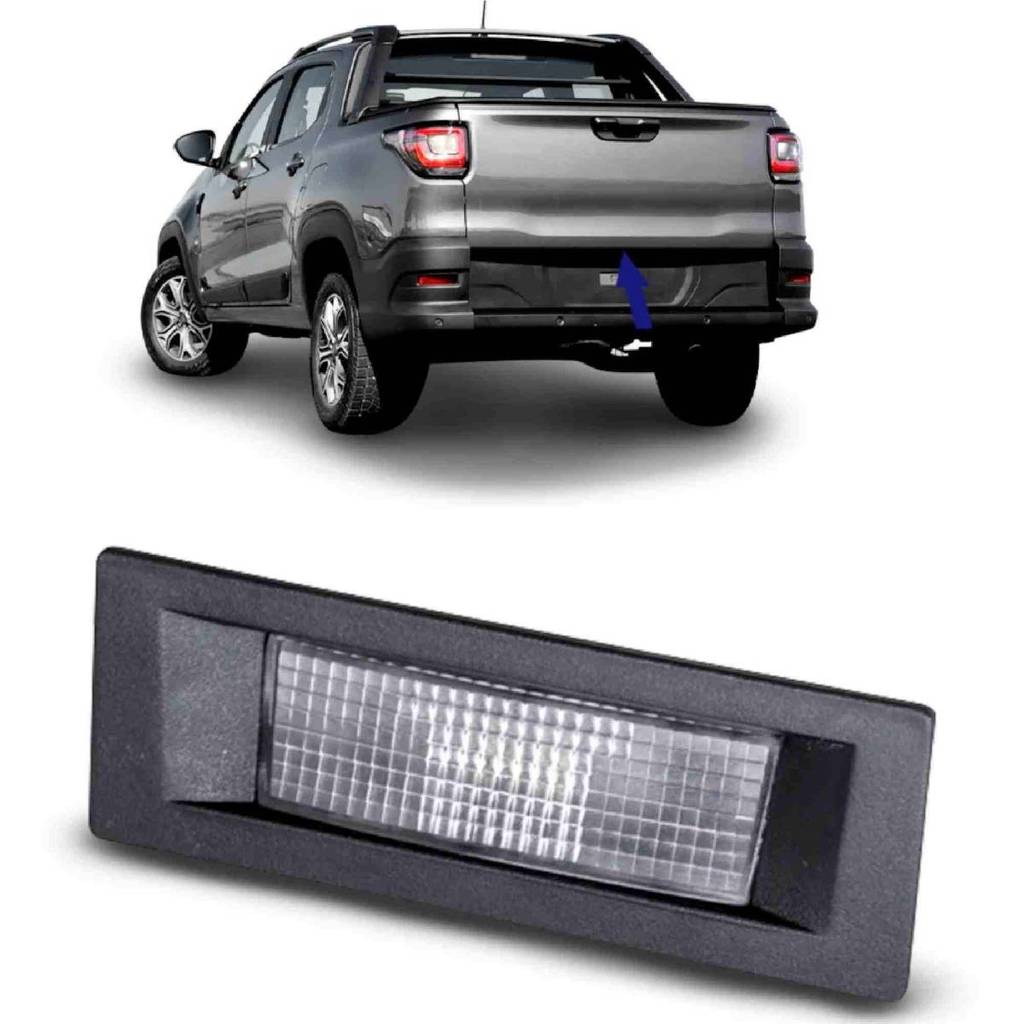 Imagem Lanterna Luz De Placa Fiat Nova Strada 2020 21 22 Ate 2024 Cristal