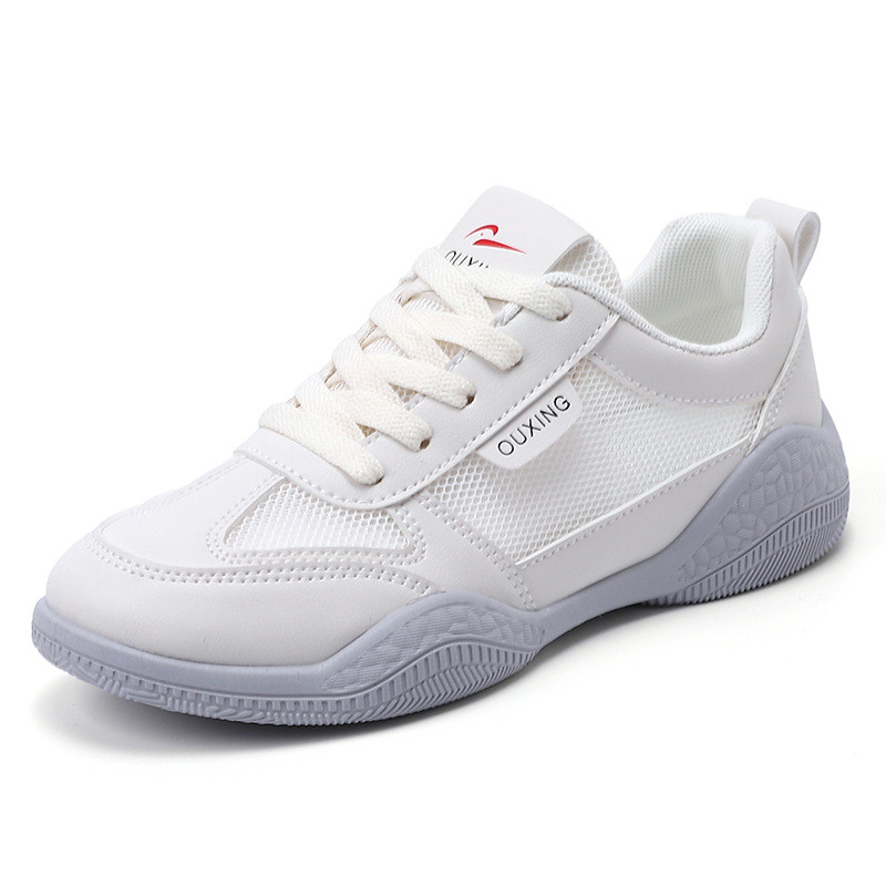 Mulheres esportes lazer verão malha respirável Soft sola leve sapatos brancos