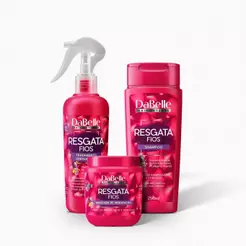 Kit Tratamento Obrigatório Resgata Fios Dabelle Hair 3 Produtos
