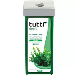 Cera Depilatória Roll-On corporal facial 100g Tutti Depil
