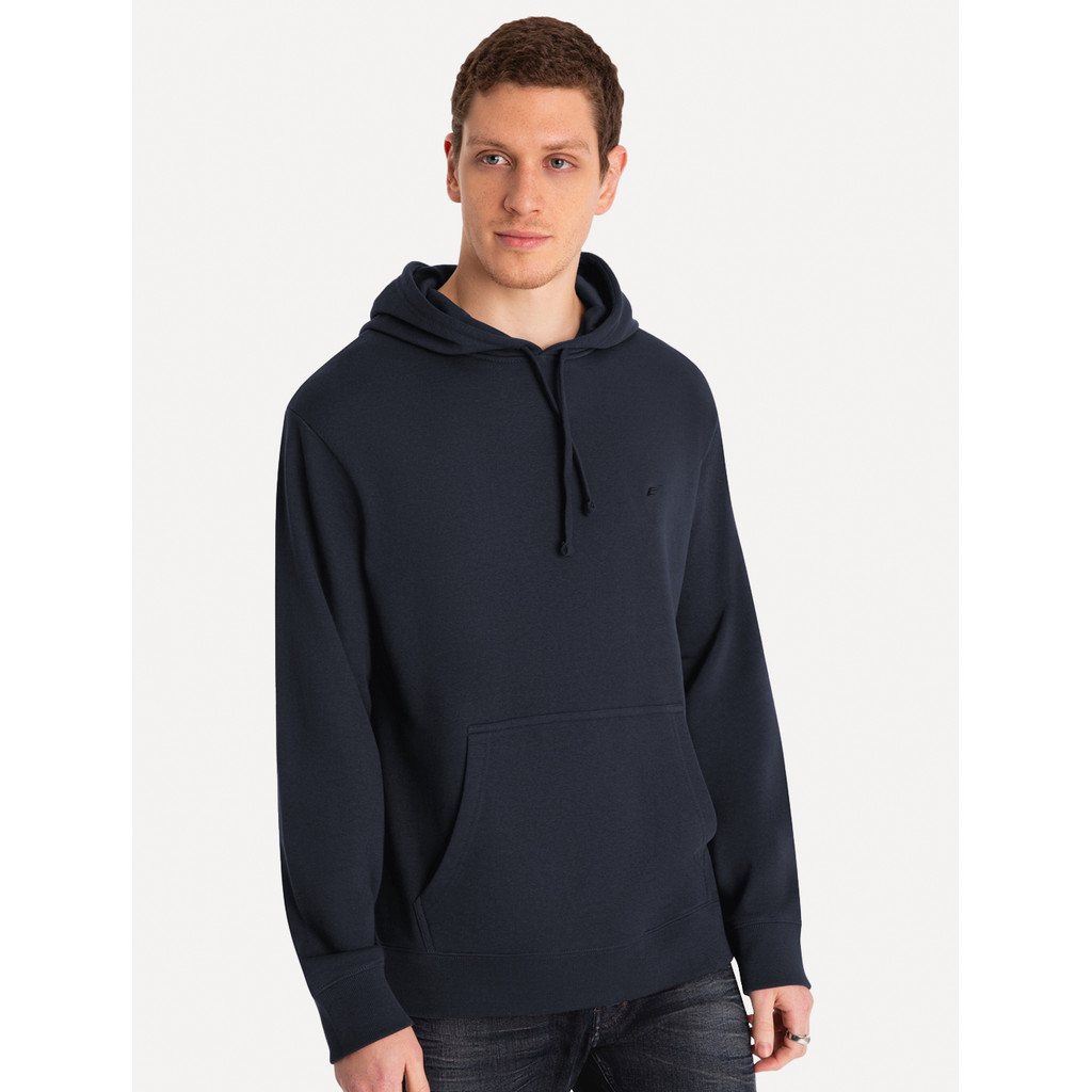 Moletom Ellus Masculino Hoodie Basico Easa Azul Marinho