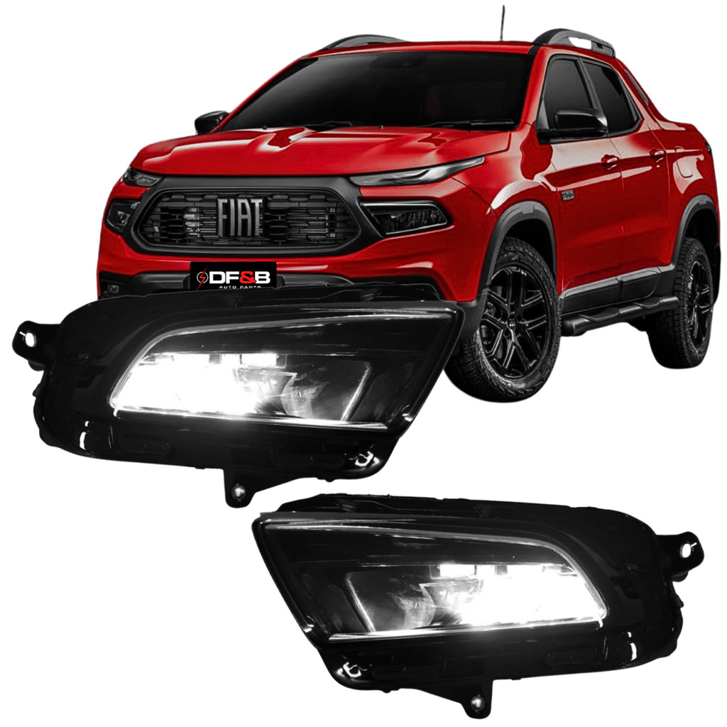 Par Farol Principal Full LED Fiat Toro 2022 2023 2024 2025