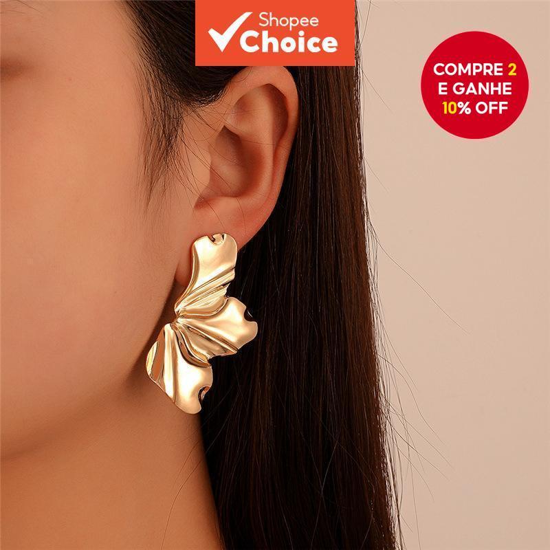 Brinco Dourado Argola: Onde Comprar | BuscaProdutos