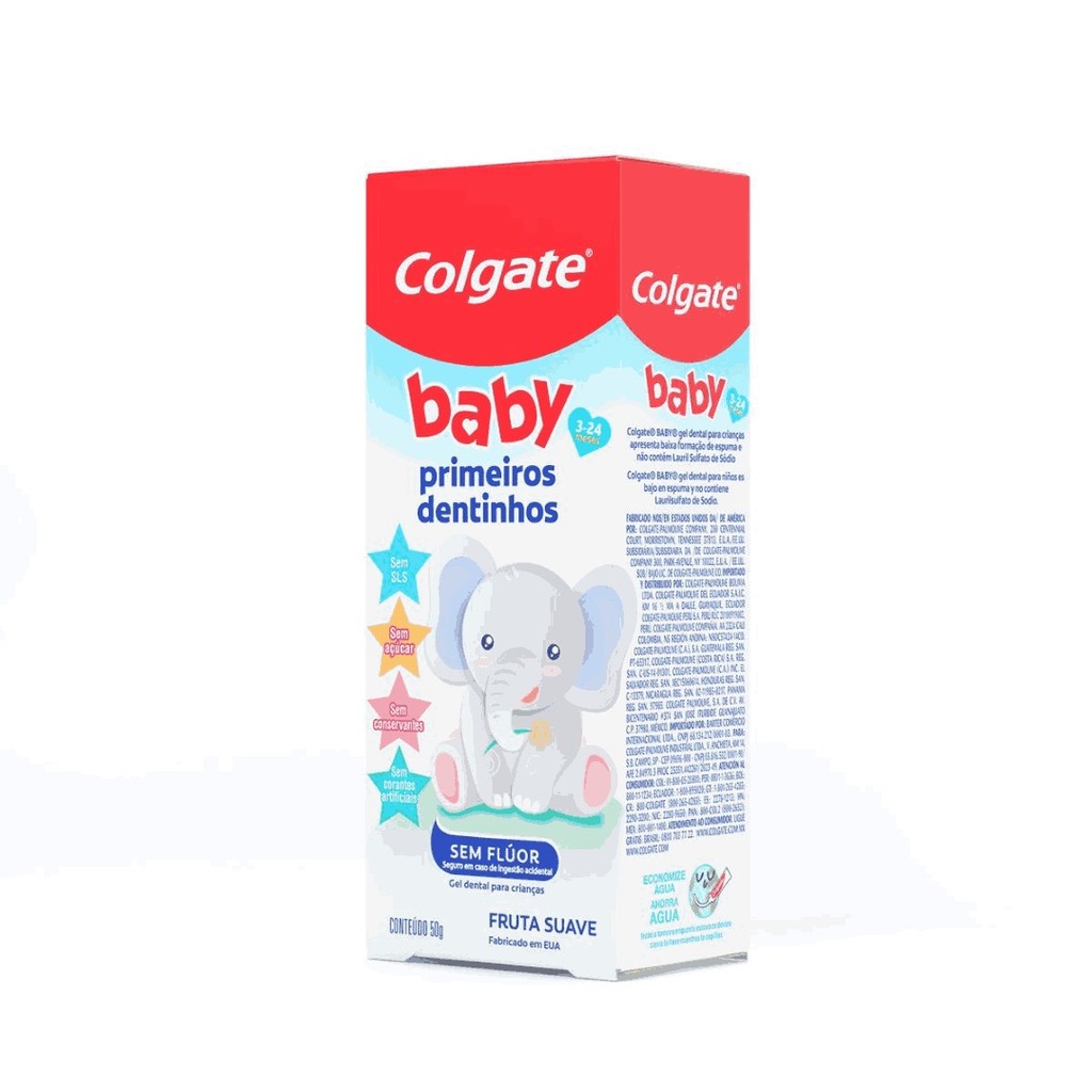 Creme Dental Infantil Colgate Baby Primeiros Dentinhos 50g em Oferta na Shopee