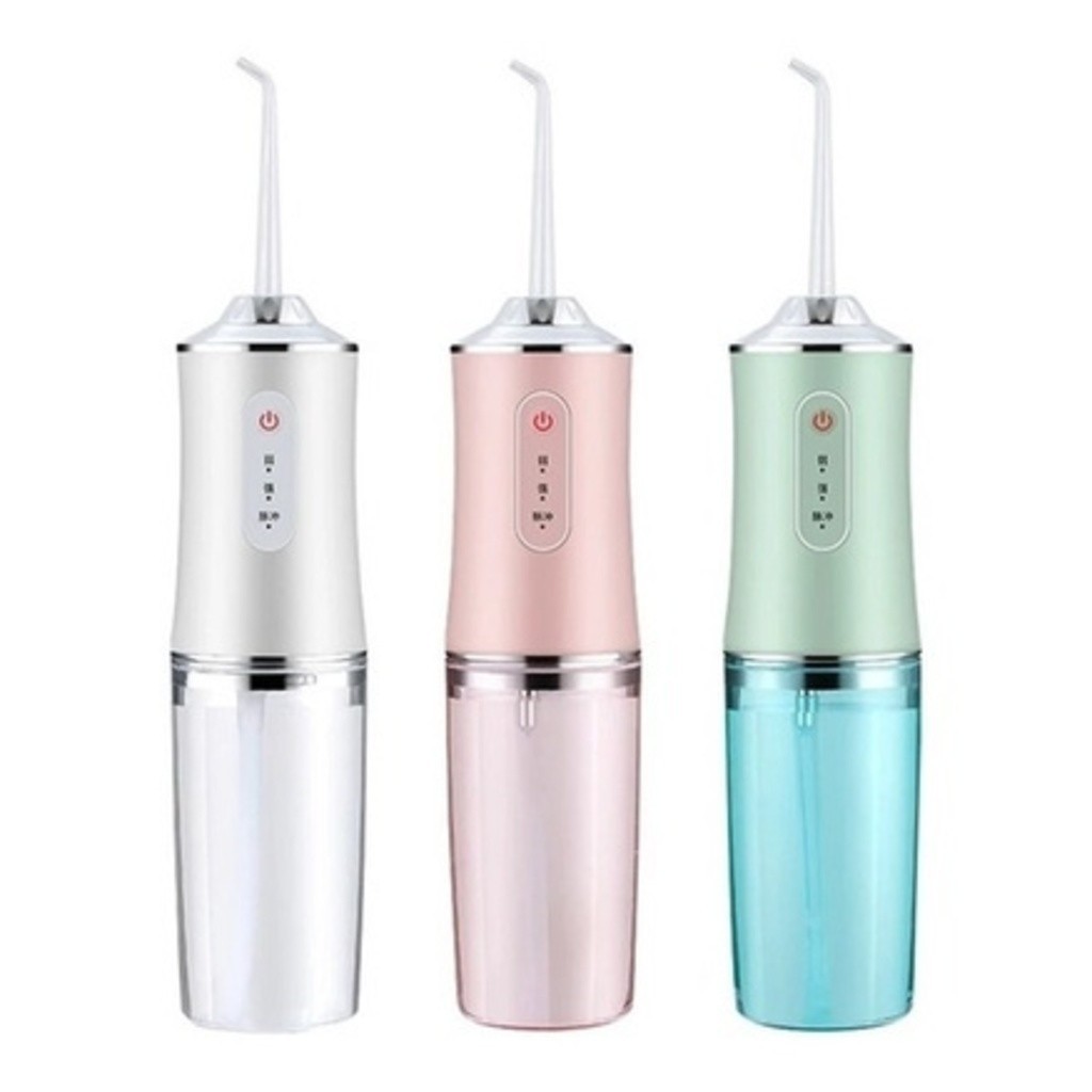 Irrigador Dental Oral Recarregavél 220ml Higiene Limpeza Bucal Portátil Limpador de Dente