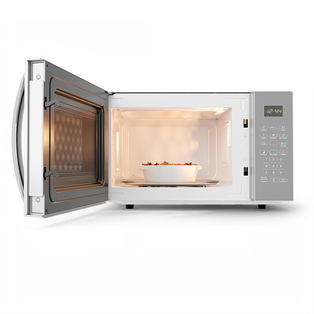Detalhes do Micro-ondas Philco 25L Prata Espelhado Limpa Fácil PMO28S