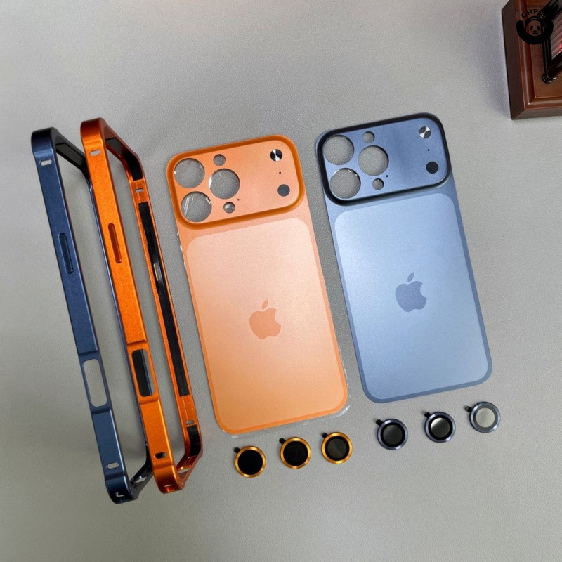 3-Em-1 Mudança Para iPhone 17 Pro Max Caso 13 14 15 16 Pôr Do  Laranja Com Capa De Telefone À Prova em Oferta na Shopee