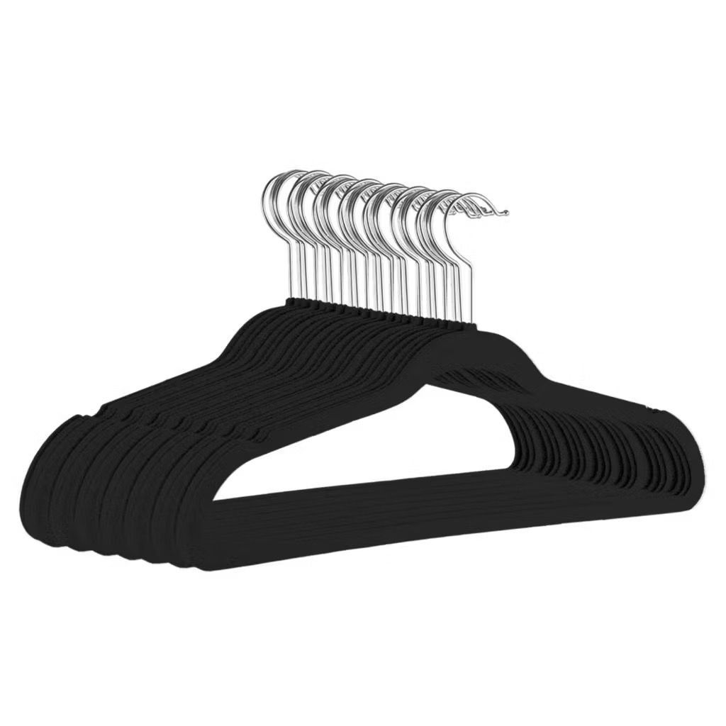 Kit 50 Cabides de Veludo Elegance 45cm em Oferta na Shopee