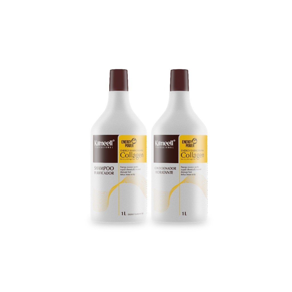 Kit  Shampoo + Condicionador 1L | Hidratação Profunda e Brilho | Uso Diário Profissional