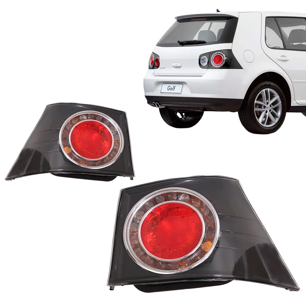 Par Lanterna Golf Gti 2008 2009 2010 2011 2012 2013 Canto Preto
