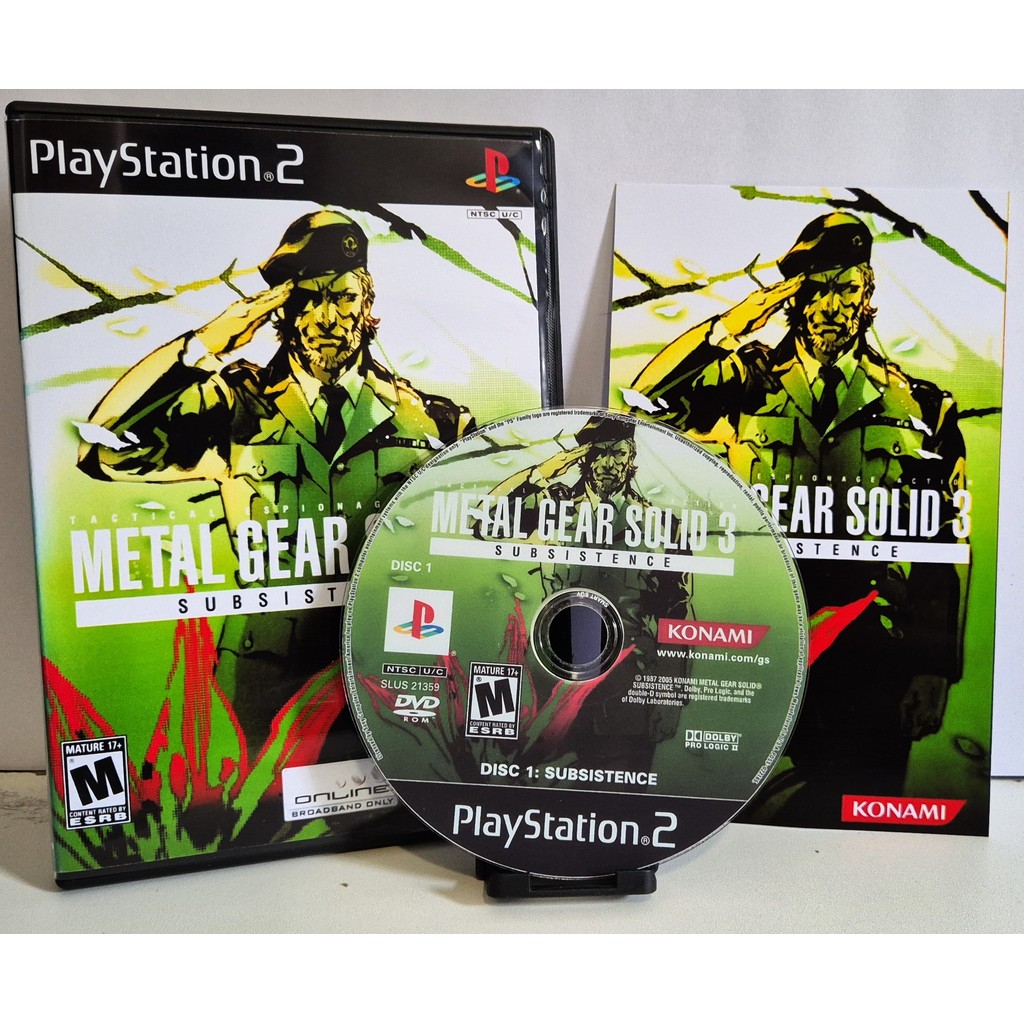 Metal Gear Solid 3 Substance - PS2