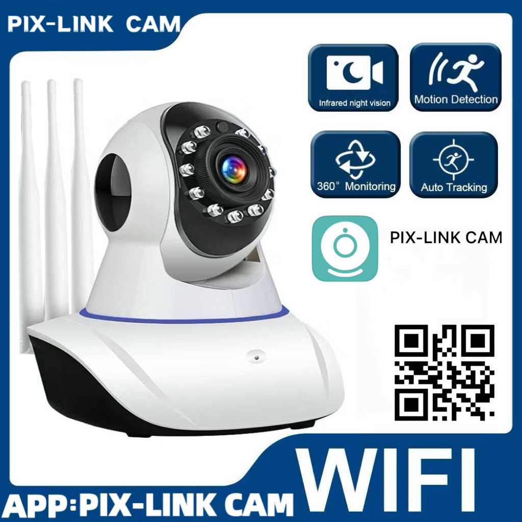 Câmera WiFi Segurança 360º 720P Yoosee YYP2P Compatível Alexa Visão Noturna Áudio Monitoramento Remoto HD