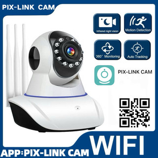 Câmera WiFi Segurança 360º 720P Yoosee YYP2P Compatível Alexa Visão Noturna Áudio Monitoramento Remoto HD