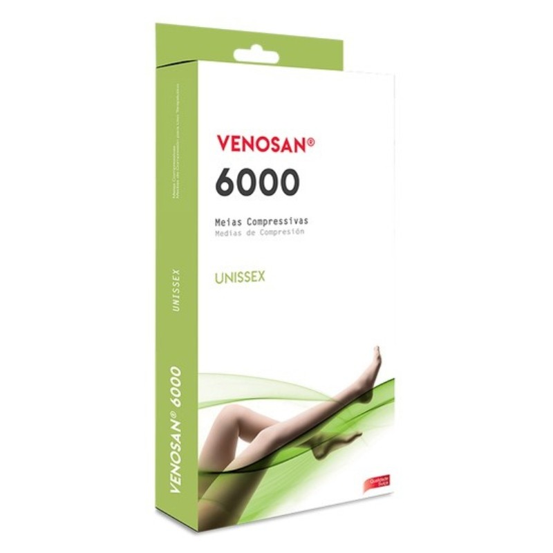 Meias Compressivas VENOSAN 6000 - AD (3/4) Ponteira Aberta- 20-30 Mmhg