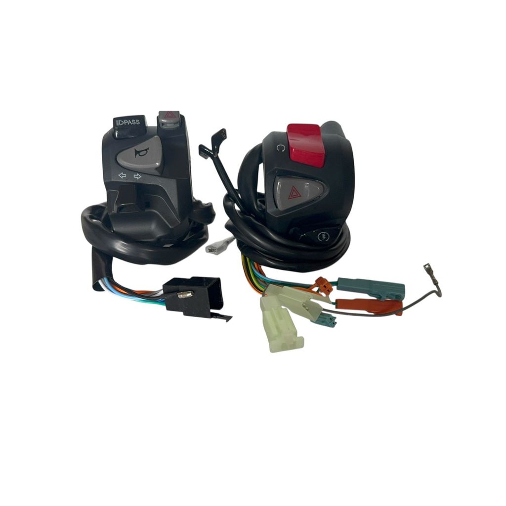 Punho Chave Luz NC 750 + Punho Partida Cb500 Adaptado Cg 160