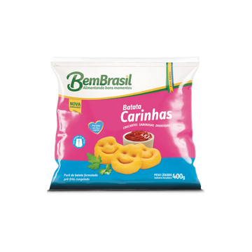 Batata pré frita Carinhas  Bem Brasil 400g em Oferta na Shopee