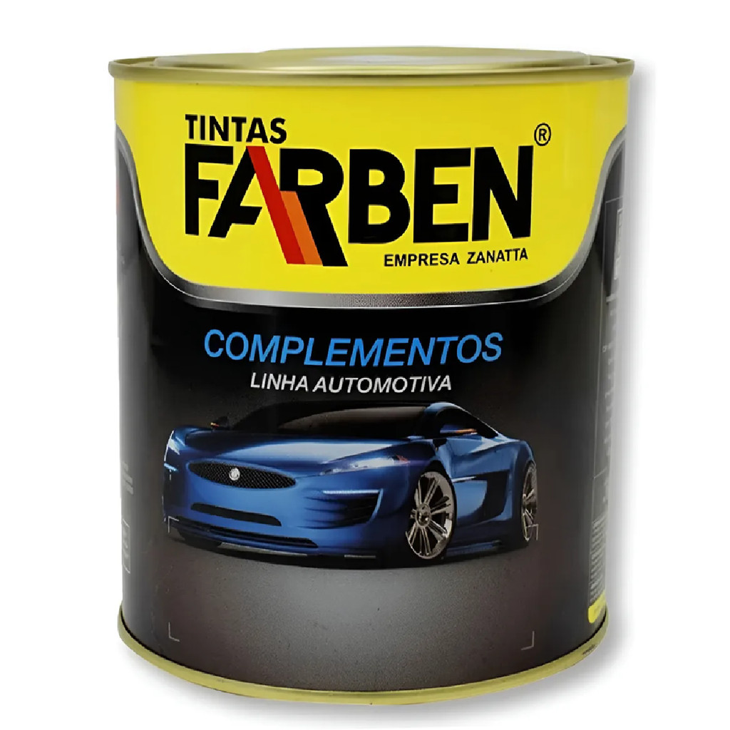 Emborrachamento Automotivo Cor Branco 900ml Farben