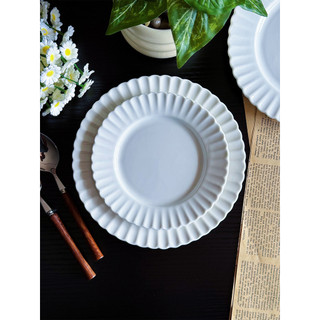 Prato de café da manhã pequeno prato de sobremesa prato de bolo prato branco em estilo prato plano prato de sobremesa 20