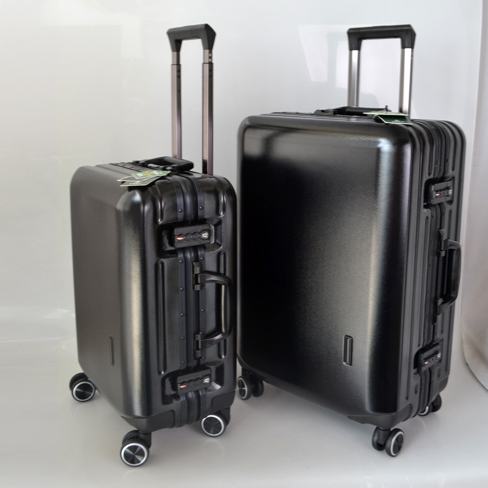 Baoqi quadro de alumínio 107cm bagagem negócios trole caso roda Universal High-End 20 caso de embarque viagem bagagem se