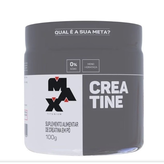Creatina 100% Pura Max Titanium Monohidratada - Pote 100g | A Forja 🏆🏅