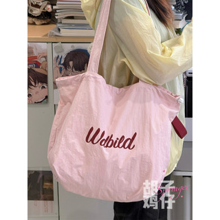 Barba frango bolsa de lona feminina bolsa de ombro estudante grande capacidade Casual Commuter sacola pequena bolsa de p
