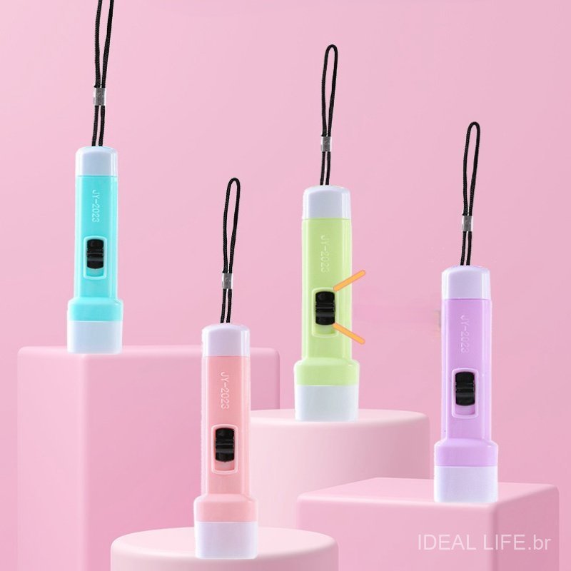 10/12/20 Unidades Mini LED Lanterna Colorida Candy Com Corda Para Chaveiro E Lembrancinha E Brindes De Festa