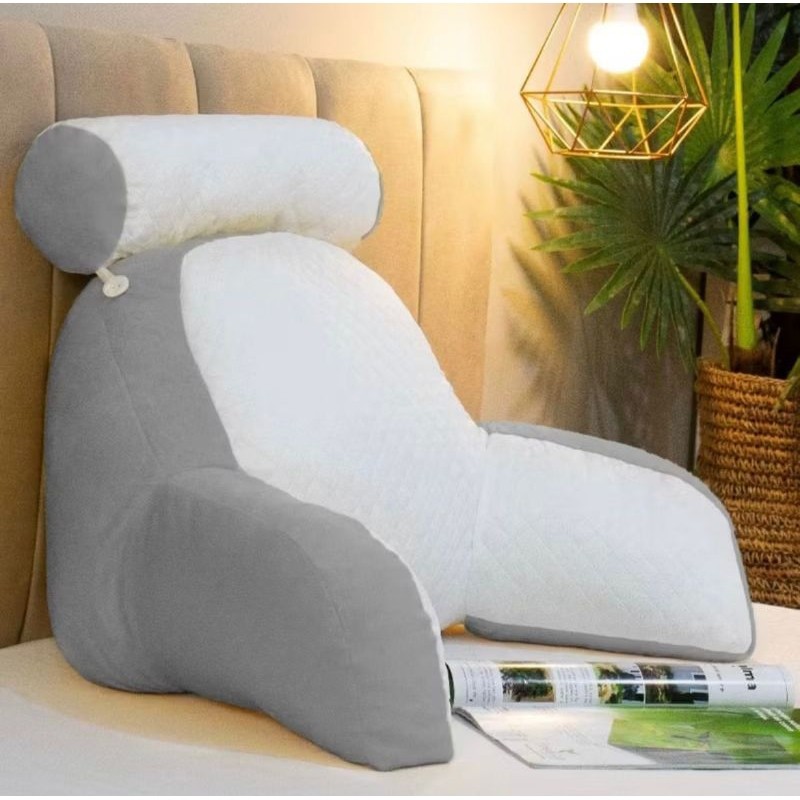 Detalhes do Almofada Ergonômica Multiuso Suporte Apoio Lombar Versátil Travesseiro Luxo para Cabeça e Lombar