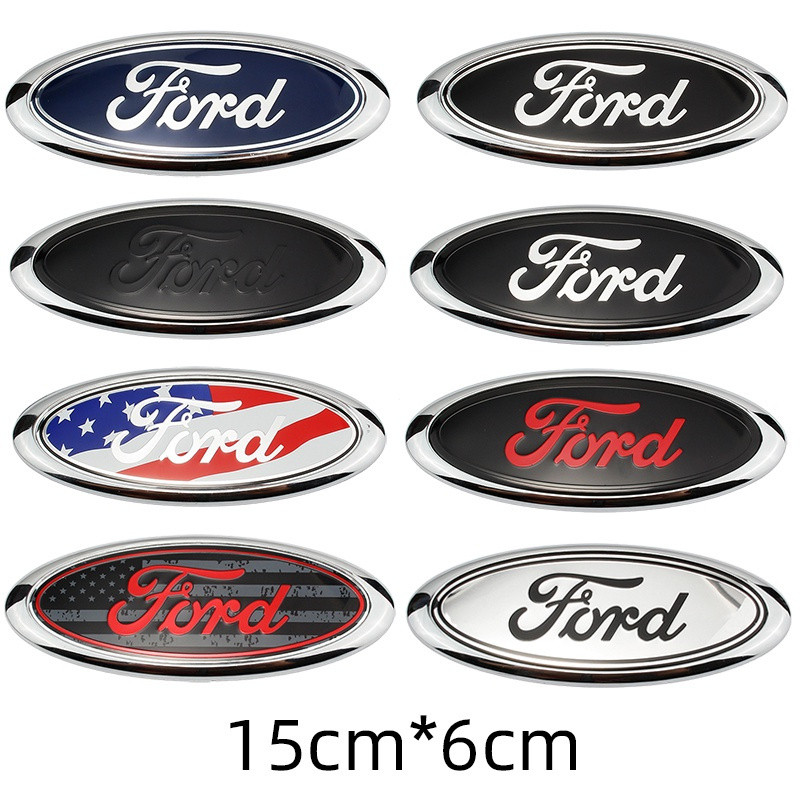 15CM * 6 Adesivo Frontal e Traseiro FORD Old Mondeo Focus Carnival Logo Traseiro 0841