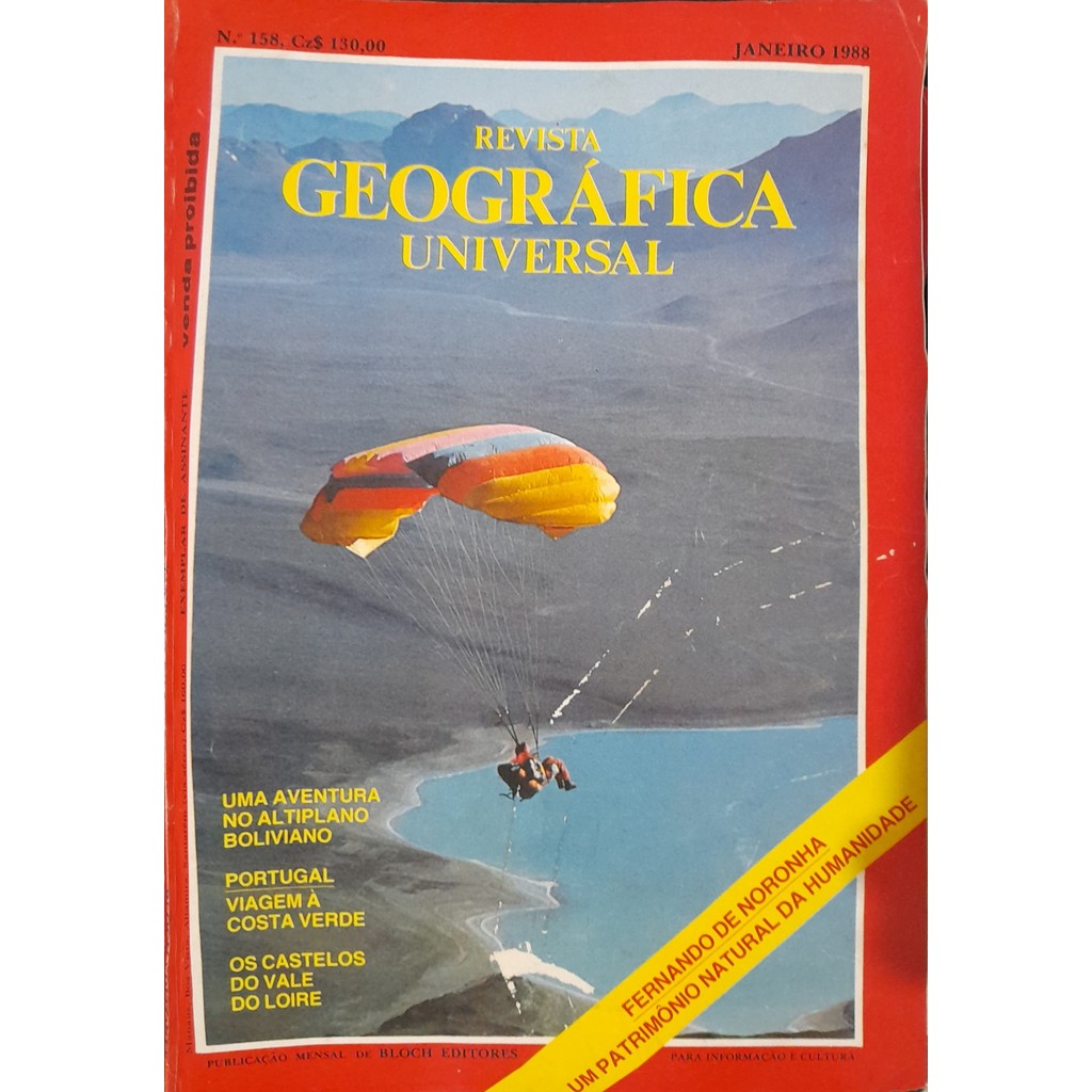 Revista Geográfica Universal nº 158 Janeiro 1988 de Bloch 7999374