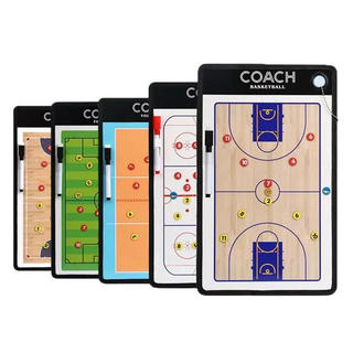 Quadro Tático Magnético Reutilizável para Futebol, Basquete e Vôlei, Prancheta de Treinamento e Estratégia de Jogo&&-* Q