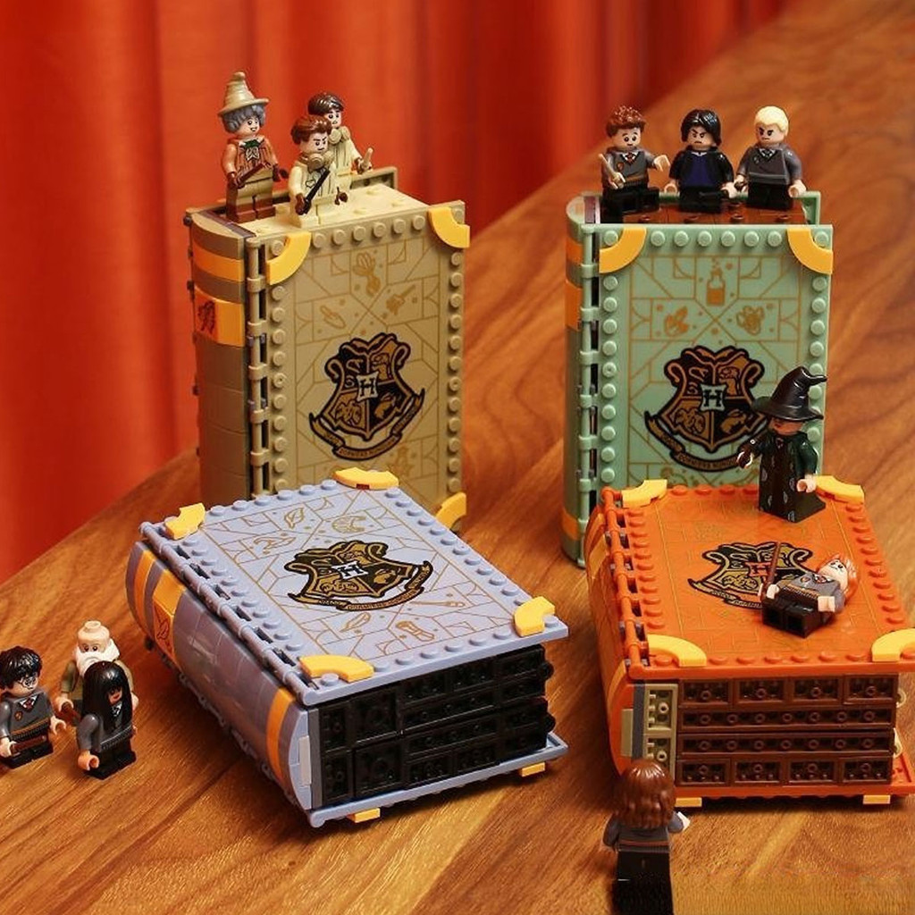 Livro Mágico de Harry Potter, compatível com poções mágicas e feitiços de ervas, usado para montagem de blocos JWWL