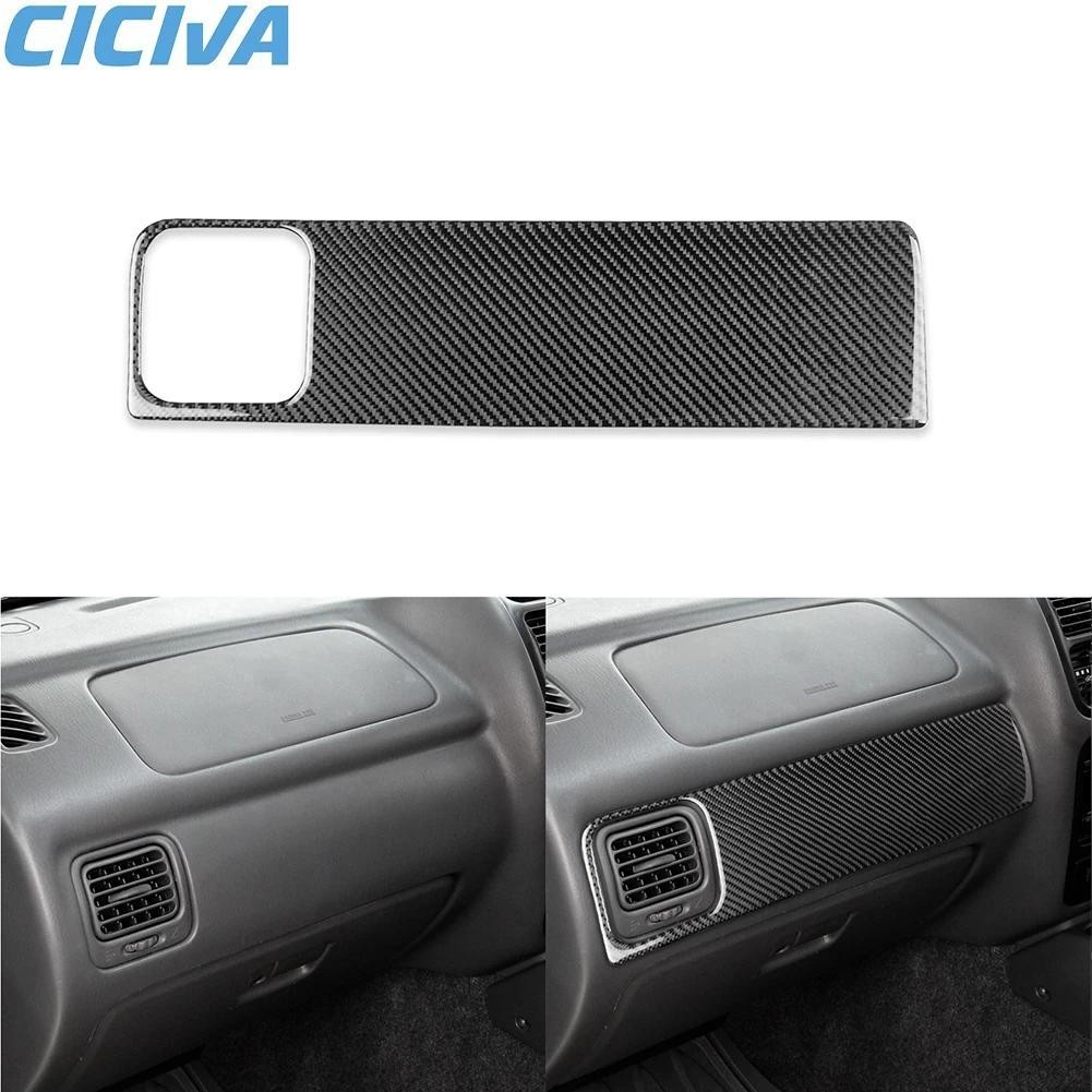 Para Suzuki Grand Vitara XL-7 1999-2002 Chevrolet Rastreador 1999-2004 Fibra De Carbono Painel Do Passageiro Capa Guarni