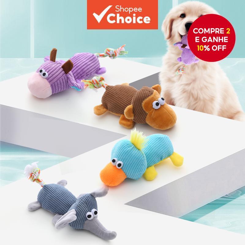 Brinquedo Para Mastigar Cachorro , Formato De Animal Fofo , Moagem De Dentes , Acessório Durável Animais De Estimação