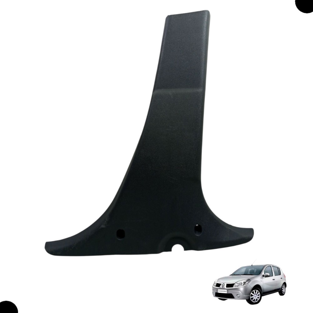 Moldura Coluna Central Direita Renault Sandero 2008 2014